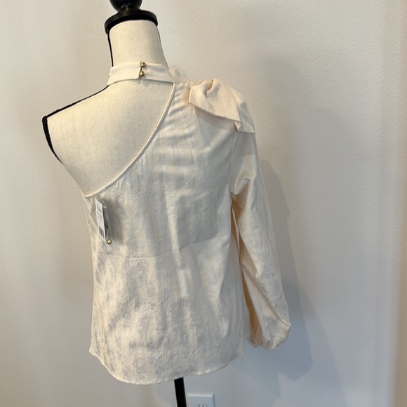 Bebe one shoulder jacquard top - Picture 6 of 6